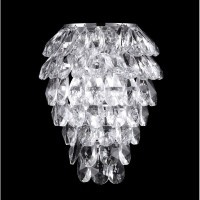 Бра Crystal Lux CHARME AP3 CHROME/TRANSPARENT