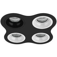 Встраиваемый светильник Lightstar D64707060606 Domino под лампы 4xGU5.3 200W