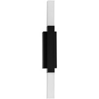900617 Подсветка для зеркала ALCUDIA, LED 2X5,5W, IP44, L420, H30, A60, алюминий, сталь, черный/пластик, матовый