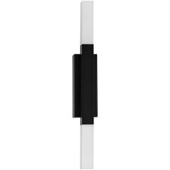 900617 Подсветка для зеркала ALCUDIA, LED 2X5,5W, IP44, L420, H30, A60, алюминий, сталь, черный/пластик, матовый 900617 Подсветка для зеркала ALCUDIA, LED 2X5,5W, IP44, L420, H30, A60, алюминий, сталь, черный/пластик, матовый