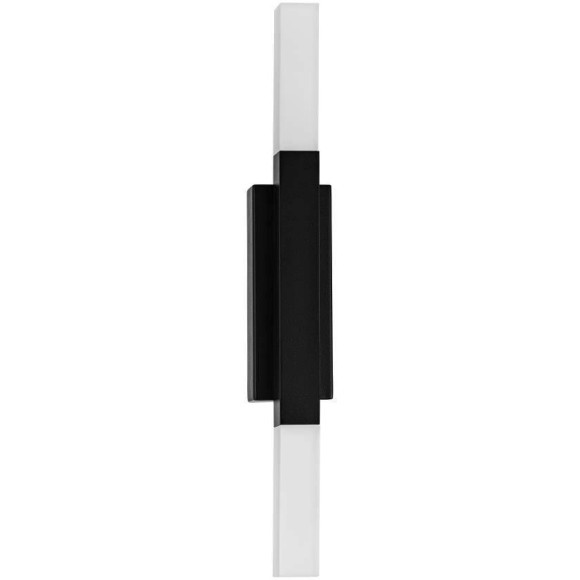 900617 Подсветка для зеркала ALCUDIA, LED 2X5,5W, IP44, L420, H30, A60, алюминий, сталь, черный/пластик, матовый