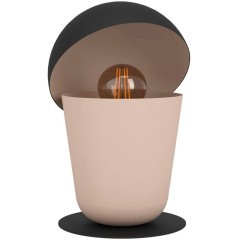 900396 Настольная лампа BATABANO, 1X40W, E27, H275, Ø180, основание: Ø160, сталь, песочный, черный
