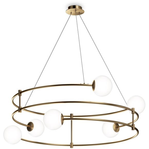 Подвесной светильник кольцом Maytoni MOD317PL-06G Balance под лампы 6xG9 40W