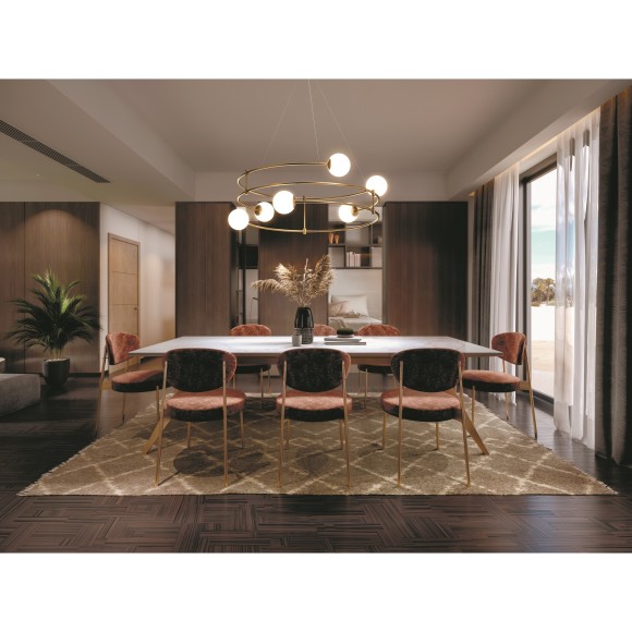 Подвесной светильник кольцом Maytoni MOD317PL-06G Balance под лампы 6xG9 40W