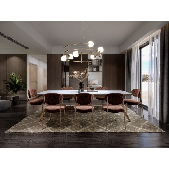 Подвесной светильник кольцом Maytoni MOD317PL-06G Balance под лампы 6xG9 40W