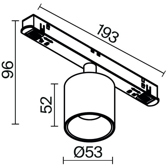 TR132-4-7W-DS-B Трековый магнитный SMART (App, Bluetooth Mesh, Алиса) светодиодный светильник Maytoni Exility CRI90+ 2700-6000К 360Лм 50° 7Вт