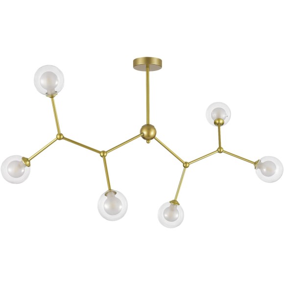 SLE1106-203-06 Светильник подвесной Золотистый/Прозрачный, Белый G9 6*5W ARCUS
