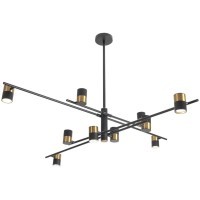 Люстра потолочная Lussole LSP-8377 GILBERT IP21 под лампы 10xGU10 500W