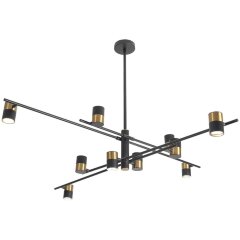 Люстра потолочная Lussole LSP-8377 GILBERT IP21 под лампы 10xGU10 500W Люстра потолочная Lussole LSP-8377 GILBERT IP21 под лампы 10xGU10 500W