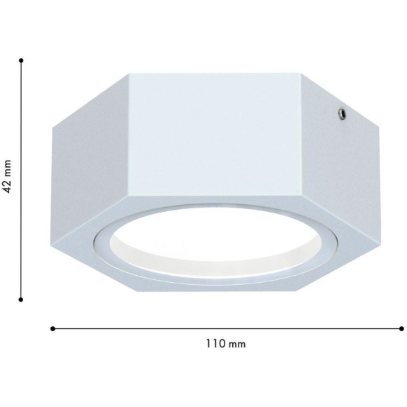 4665-1U, уличный светильник, L110xW95xH42, 1xGX53LEDx15W, IP54, excluded