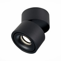 ST652.442.12 Светильник потолочный Черный LED 1*12W 4000K 1 000Lm Ra90 36° IP20 D100xH105 170-240V Накладные светильники