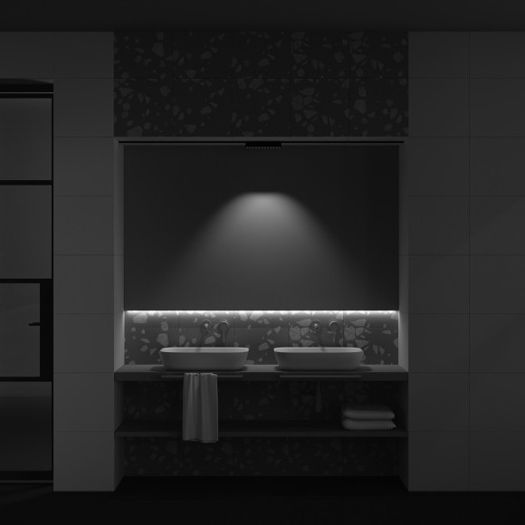 TR082-1-12W3K-M-B Трековый магнитный светодиодный светильник Maytoni Radity 48V CRI90+ 3000К 1200Лм 36° 12Вт