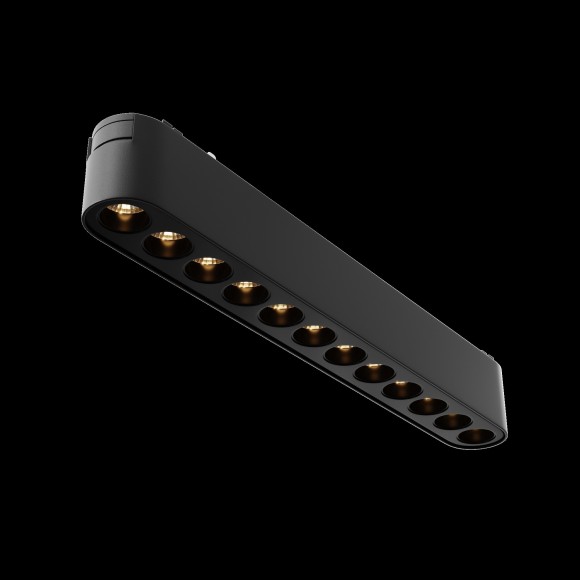 TR082-1-12W3K-M-B Трековый магнитный светодиодный светильник Maytoni Radity 48V CRI90+ 3000К 1200Лм 36° 12Вт