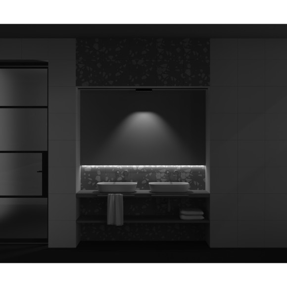 TR082-1-12W3K-M-B Трековый магнитный светодиодный светильник Maytoni Radity 48V CRI90+ 3000К 1200Лм 36° 12Вт