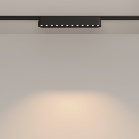 TR082-1-12W3K-M-B Трековый магнитный светодиодный светильник Maytoni Radity 48V CRI90+ 3000К 1200Лм 36° 12Вт