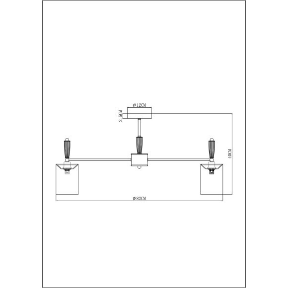 Люстра на штанге Arte Lamp WAVERLEY A4102PL-8PB