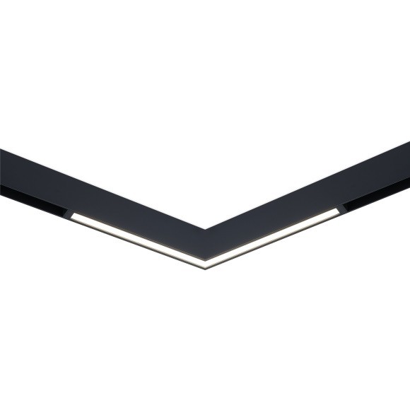 ST664.496.18H Угловой черный магнитный светодиодный SMART светильник 18W 2700K-6000K 1440лм Ra90 120° SKYLINE 220