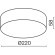 Потолочный светильник Outdoor O431CL-L30W3K