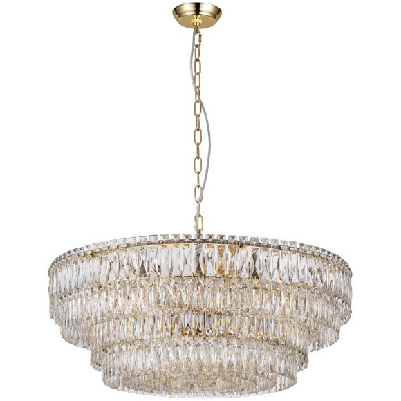 Люстра подвесная классическая хрустальная под лампы E14 Favourite 4781-18P