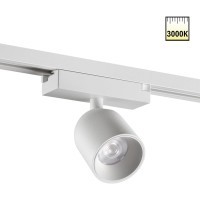 359809 Белый светодиодный однофазный трехжильный трековый светильник 10Вт 882Лм 3000К 32° CRI≥90 180-265V IP20 Novotech SOLETTE