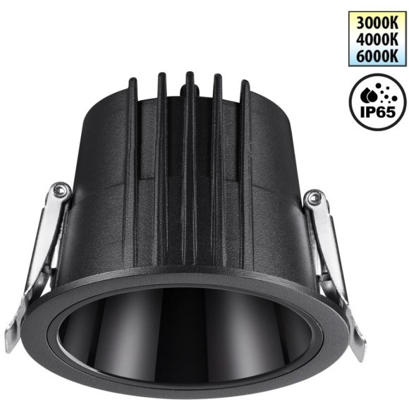 Светильник встраиваемый с переключателем цветовой температуры IP65 LED 10W 3000К\4000К\6000К Novotech LANG 359425 Светильник встраиваемый с переключателем цветовой температуры IP65 LED 10W 3000К\4000К\6000К Novotech LANG 359425