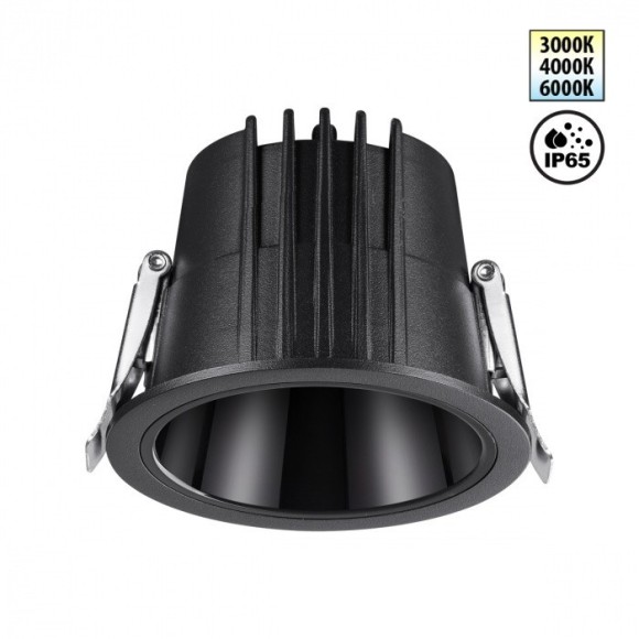 Светильник встраиваемый с переключателем цветовой температуры IP65 LED 10W 3000К\4000К\6000К Novotech LANG 359425 Светильник встраиваемый с переключателем цветовой температуры IP65 LED 10W 3000К\4000К\6000К Novotech LANG 359425