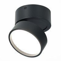 ST651.442.14 Светильник потолочный поворотный Черный LED 1*14W 4000K 1 100Lm Ra90 120° IP20 D105xH8 Накладные светильники