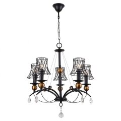 Люстра подвесная Lussole LSP-8103 ARIVACA IP21 под лампы 5xE14 200W Люстра подвесная Lussole LSP-8103 ARIVACA IP21 под лампы 5xE14 200W
