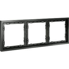 Рамка пластиковая VOLTUM S70 на 3 поста, (титан)