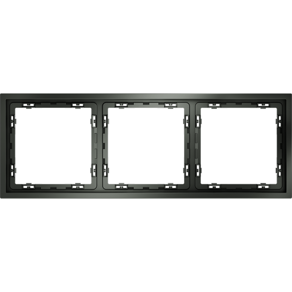 Рамка пластиковая VOLTUM S70 на 3 поста, (титан)