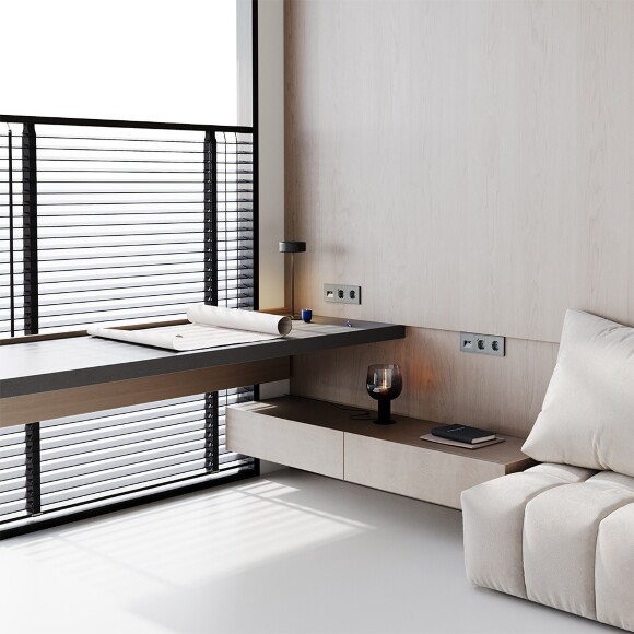 Рамка пластиковая VOLTUM S70 на 3 поста, (титан)