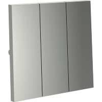 Клавиши для выключателя/переключателя трехклавишного, S70 (сталь)