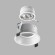 Lightstar 214606-SOLO Белый круглый встраиваемый светильник с углублением, диаметром 8.3 см, под лампу GU10, GU5.3 или LED модуль формата MR16, цоколи не идут в комплекте