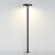 Odeon Light DISC 7189/6GLA Ландшафтный уличный светильник с поворотным плафоном из черного матового металла, возможность установки на колышек в землю, IP65 LED 6Вт 3000K CRI80 110° 220В
