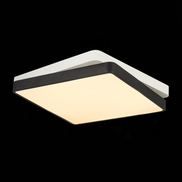 SLE200712-01 Светильник потолочный Черный, Белый/Белый LED 1*45W 3000K/4000K/6000K QVO SLE200712-01 Светильник потолочный Черный, Белый/Белый LED 1*45W 3000K/4000K/6000K QVO