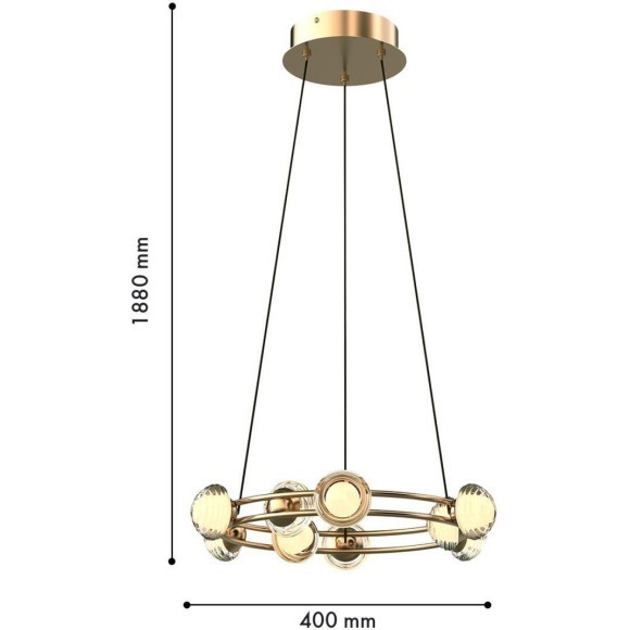 Подвесной светильник Rondell 4382-9P
