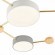 SLE600102-06 Светильник потолочный Золотистый, Светлое дерево/Белый, Серый LED 6*15W 4000K DOSSENA