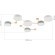 SLE600102-06 Светильник потолочный Золотистый, Светлое дерево/Белый, Серый LED 6*15W 4000K DOSSENA