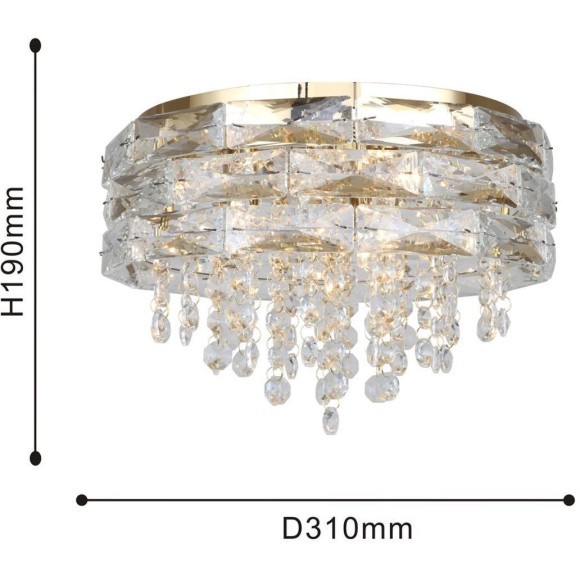 Потолочная люстра Icicle 4251-3C Потолочная люстра Icicle 4251-3C