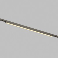 Трековый светодиодный линейный светильник Denkirs SHINE LINEAR ZigBee DK5952-DN 48V 20Вт 2700–6000K IP20 темный никель
