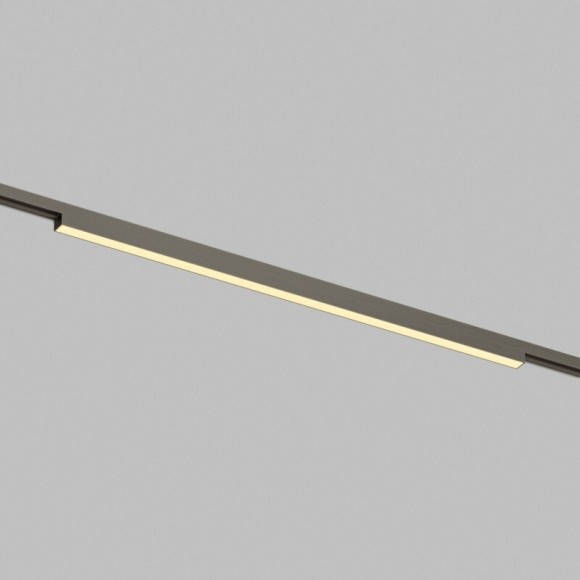Трековый светодиодный линейный светильник Denkirs SHINE LINEAR ZigBee DK5952-DN 48V 20Вт 2700–6000K IP20 темный никель
