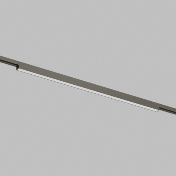 Трековый светодиодный линейный светильник Denkirs SHINE LINEAR ZigBee DK5952-DN 48V 20Вт 2700–6000K IP20 темный никель