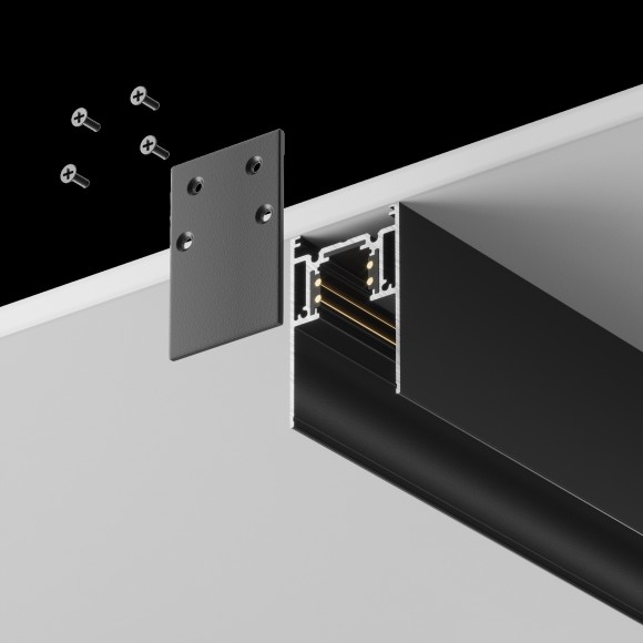 Магнитный накладной 1м шинопровод Maytoni Gravity TRX004-211B