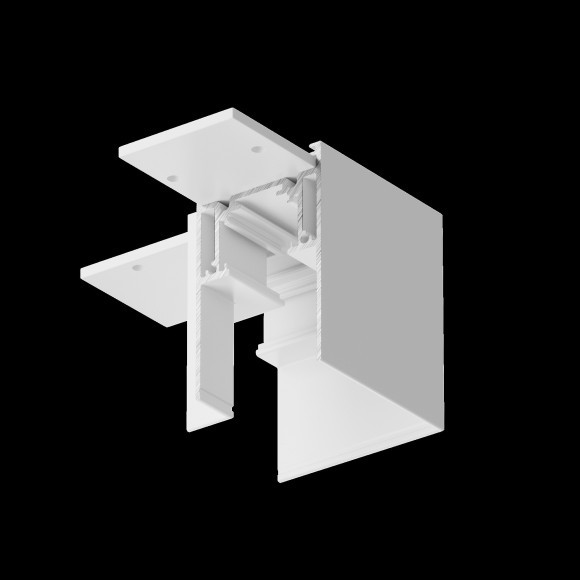 Угловой коннектор для накладных шинопроводов Maytoni Gravity TRX010CL-21W Угловой коннектор для накладных шинопроводов Maytoni Gravity TRX010CL-21W