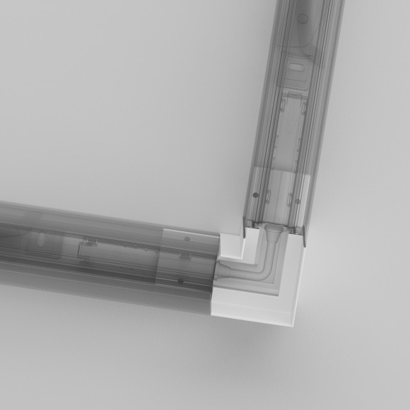 Угловой коннектор для накладных шинопроводов Maytoni Gravity TRX010CL-21W Угловой коннектор для накладных шинопроводов Maytoni Gravity TRX010CL-21W