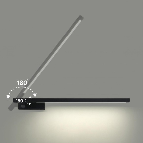 6546/14WL LEDIO LN23 023 чёрный Светильник настенный LED 14W 4000K 490Лм 220V CLARK 6546/14WL LEDIO LN23 023 чёрный Светильник настенный LED 14W 4000K 490Лм 220V CLARK