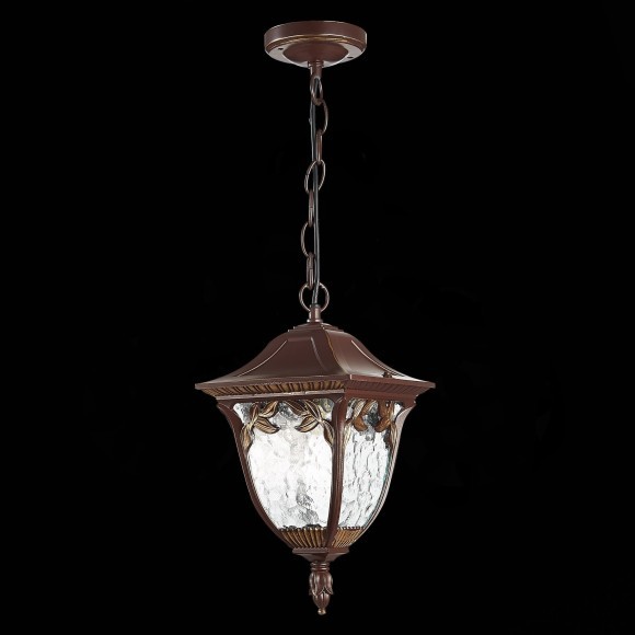 SL083.703.01 Светильник уличный подвесной ST-Luce Кофейный/Кофейный, Прозрачный E27 1*60W CHIANI
