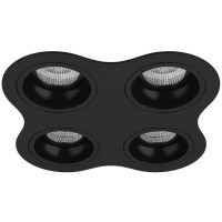 Встраиваемый светильник Lightstar D64707070707 Domino под лампы 4xGU5.3 200W