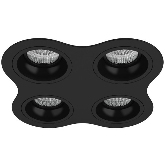 Встраиваемый светильник Lightstar D64707070707 Domino под лампы 4xGU5.3 200W