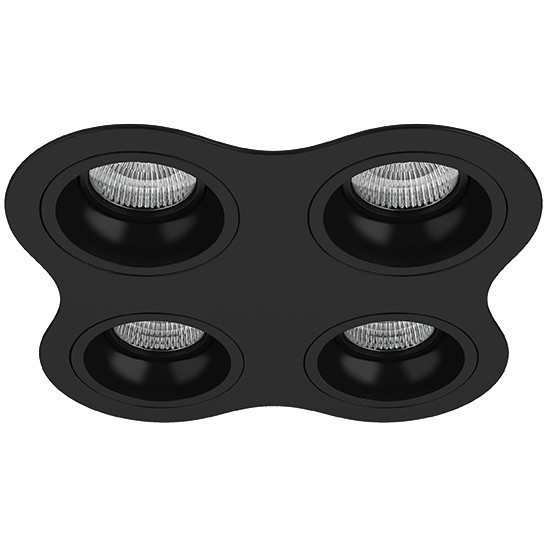 Встраиваемый светильник Lightstar D64707070707 Domino под лампы 4xGU5.3 200W